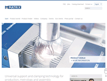 Tablet Screenshot of matrix-innovations.com